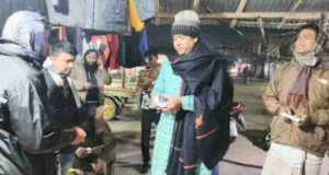 ভোলাহাটে এমপি প্রার্থী রুবেল খানের গণসংযোগ