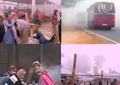 কনকনে শীতে হিমেল হাওয়ার মুখোমুখি