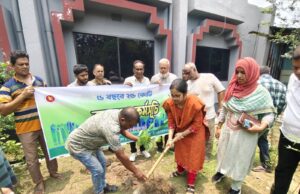 প্রধানমন্ত্রী ঘোষিত পাঁচ বছরে ২৫ কোটি বৃক্ষরোপণ কর্মসূচির অংশ হিসেবে নাচোল উপজেলা এবং পৌর প্রশাসন আয়োজিত বৃক্ষরোপন কর্মসূচি পালন।