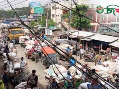 গোদাগাড়ী ধানের আড়ৎ এ যেন আরেক যন্ত্রনা