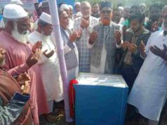 মোরেলগঞ্জে পুকুর খনন ও কবরস্থান নির্মাণের শুভ উদ্বোধন