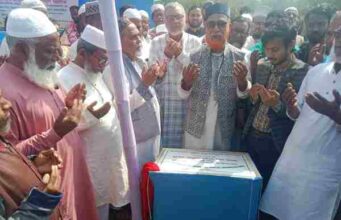 মোরেলগঞ্জে পুকুর খনন ও কবরস্থান নির্মাণের শুভ উদ্বোধন