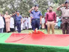 ভোলাহাটে রাষ্ট্রীয় মর্যাদায় বীর মুক্তিযোদ্ধা কুদ্দুস মাস্টারের দাফন সম্পন্ন