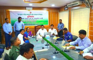 গোদাগাড়ীতে ভূমি সেবায় স্বচ্ছতা ও উন্নয়ন প্রকল্প পরিদর্শনে জেলা প্রশাসক কাজী শহিদুল ইসলাম